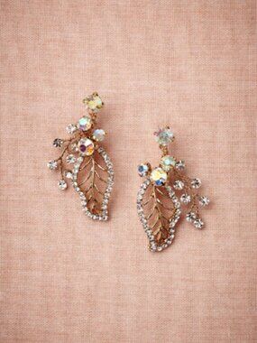BHLDN Anthropologie Justin & Taylor Floriculture Earrings